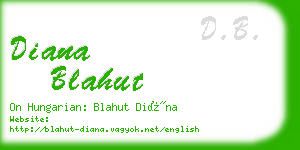 diana blahut business card